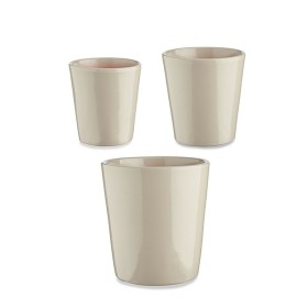 Set de pots Ibergarden CONICO-7044 Gris Argile Cónica Ø 14 cm Ø 22 cm Ø 17 cm 3 Pièces: Plus de 300.000 produits de grandes marq