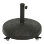 Base pour parapluie 841097 Noir Polyéthylène Acier Avec des roues Ø 52 cm: Plus de 300.000 produits de grandes marques en vente 