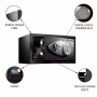 Coffre-fort Master Lock X041ML Noir Noir/Gris Acier 11,7 x 7,9 x 5 cm: Plus de 300.000 produits de grandes marques en vente dire