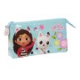Trousse Fourre-Tout Double Gabby's Dollhouse Bleu 22 x 12 x 3 cm: Plus de 300.000 produits de grandes marques en vente directe à