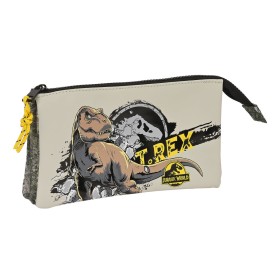 Trousse Fourre-Tout Triple Jurassic World Warning Gris 22 x 12 x 3 cm: Plus de 300.000 produits de grandes marques en vente dire