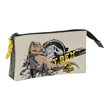 Trousse Fourre-Tout Triple Jurassic World Warning Gris 22 x 12 x 3 cm: Plus de 300.000 produits de grandes marques en vente dire