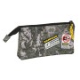 Trousse Fourre-Tout Triple Jurassic World Warning Gris 22 x 12 x 3 cm: Plus de 300.000 produits de grandes marques en vente dire