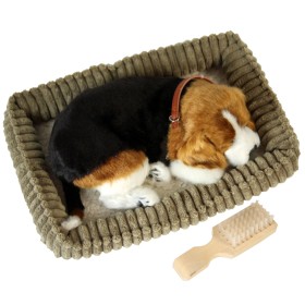 Peluche qui bouge Alexandra House Living Marron Beige Chien 23 x 10 x 19 cm: Plus de 300.000 produits de grandes marques en vent