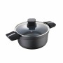 Casserole avec Couvercle San Ignacio Bistro SG6426 Noir mat Ø 24 x 12 cm 4 L: Plus de 300.000 produits de grandes marques en ven