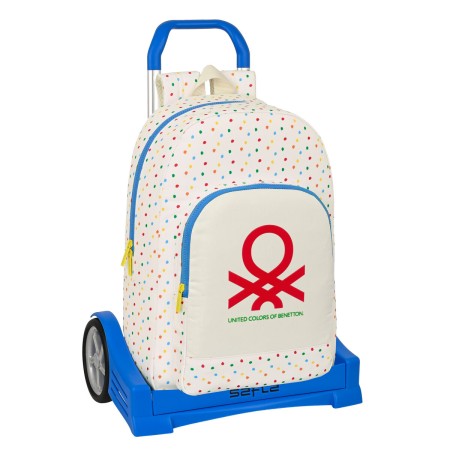 Cartable à roulettes Benetton Topitos (30 x 46 x 14 cm): Plus de 300.000 produits de grandes marques en vente directe à prix usi