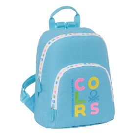 Sac à dos Benetton Spring Mini Celeste 25 x 30 x 13 cm: Plus de 300.000 produits de grandes marques en vente directe à prix usin
