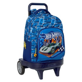 Cartable à roulettes Hot Wheels Sonny Blue marine 33 x 45 x 22 cm: Plus de 300.000 produits de grandes marques en vente directe 