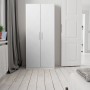 Armoire à chaussures Alexandra House Living Blanc 59 x 171 x 35 cm 2 portes 7 Etagères: Plus de 300.000 produits de grandes marq