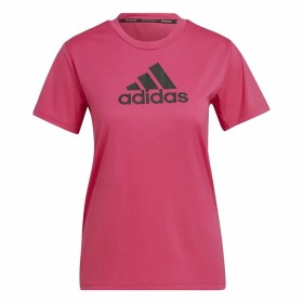 T-shirt à manches courtes femme Adidas Designed 2 Move Logo Fuchsia: Plus de 300.000 produits de grandes marques en vente direct