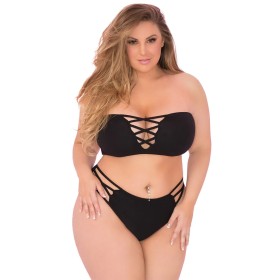 Ensemble de Lingerie Pink Lipstick Noir (L): Plus de 300.000 produits de grandes marques en vente directe à prix usine sur cadea