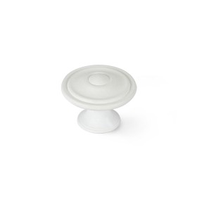 Pommeau Rei 3110 Blanc Métal Ø 35 x 26 mm 4 Pièces: Plus de 300.000 produits de grandes marques en vente directe à prix usine su