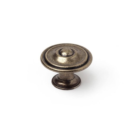 Pommeau Rei Métal Usé Ø 35 x 26 mm Rond Finition vieillie 4 Pièces: Plus de 300.000 produits de grandes marques en vente directe
