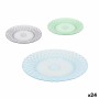 Assiette plate La Mediterránea Plastique 19 x 19 x 2 cm (24 Unités): Plus de 300.000 produits de grandes marques en vente direct