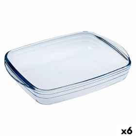 Moule rectangulaire Ô Cuisine Ocuisine Vidrio Transparent verre 23 x 15 x 5 cm Rectangulaire (6 Unités): Plus de 300.000 produit