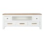 Meubles de télévision DKD Home Decor Blanc Marron Acacia Bois de manguier 125 x 40 x 50 cm: Plus de 300.000 produits de grandes 