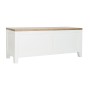 Meubles de télévision DKD Home Decor Blanc Marron Acacia Bois de manguier 125 x 40 x 50 cm: Plus de 300.000 produits de grandes 