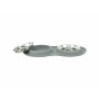 Mangeoire pour chiens Trixie Gris Acier inoxydable Ø 16 cm Double 2 × 0,3 L 47 × 3 × 26 CM: Plus de 300.000 produits de grandes 