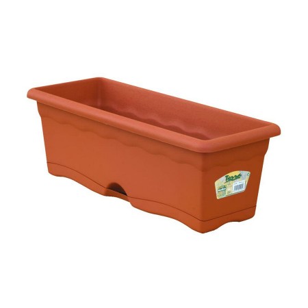 Jardinière avec support Plastiken Terre cuite polypropylène 80 x 20 cm: Plus de 300.000 produits de grandes marques en vente dir