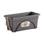 Jardinière avec support Plastiken Anthracite polypropylène 40 x 24 cm: Plus de 300.000 produits de grandes marques en vente dire