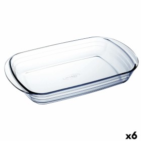 Plat de Four Ô Cuisine Ocuisine Vidrio Transparent verre Rectangulaire 40,3 x 26,3 x 7,3 cm (6 Unités): Plus de 300.000 produits