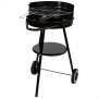 Roues de barbecue au charbon de bois Aktive Aluminium Métal émaillé Textilène 42 x 76,5 x 42 cm Noir: Plus de 300.000 produits d