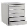 Classeur modulaire Archivo 2000 ArchiSystem 6 tiroirs Gris (35,6 x 31,6 x 36,2 cm): Plus de 300.000 produits de grandes marques 