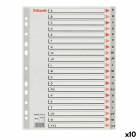 Séparateurs Esselte A-Z Alphabet Gris A4 (10 Unités): Plus de 300.000 produits de grandes marques en vente directe à prix usine 