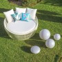 Chaise longue Dido 160 x 160 x 76 cm Rond Blanc: Plus de 300.000 produits de grandes marques en vente directe à prix usine sur c