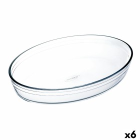 Plat de Four Ô Cuisine Ocuisine Vidrio Transparent verre Ovale 35 x 25 x 7 cm (6 Unités): Plus de 300.000 produits de grandes ma
