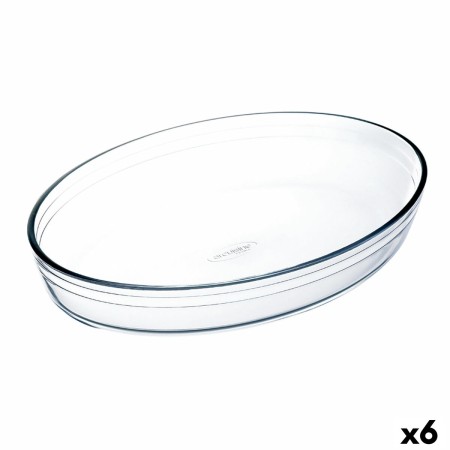 Plat de Four Ô Cuisine Ocuisine Vidrio Transparent verre Ovale 35 x 25 x 7 cm (6 Unités): Plus de 300.000 produits de grandes ma
