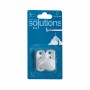 Support de tringle de penderie Stor Planet Cintacor Blanc Ovale 15 x 25 mm (2 Unités): Plus de 300.000 produits de grandes marqu