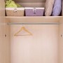 Support de tringle de penderie Stor Planet Cintacor Blanc Ovale 15 x 25 mm (2 Unités): Plus de 300.000 produits de grandes marqu