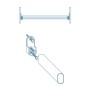 Support de tringle de penderie Stor Planet Cintacor Blanc Ovale 15 x 25 mm (2 Unités): Plus de 300.000 produits de grandes marqu