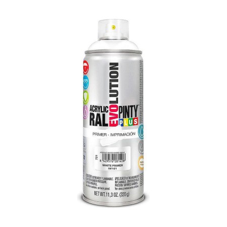 Peinture en spray Pintyplus Evolution IW101 320 ml Apprêt Base d'eau Blanc: Plus de 300.000 produits de grandes marques en vente