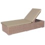 Chaise longue Patsy Marron Clair Naturel 200 x 70 x 41 cm: Plus de 300.000 produits de grandes marques en vente directe à prix u