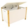 Coffre Fun House Blanc 37,7 x 60 x 36 cm: Plus de 300.000 produits de grandes marques en vente directe à prix usine sur cadeaufo