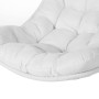 Fauteuil de jardin suspendu Dido Blanc Rotin 82 x 84 x 132 cm: Plus de 300.000 produits de grandes marques en vente directe à pr