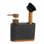 Distributeur de Liquide Vaisselle 2 en 1 Andrea House cc73049 Noir Bois d'acacia: Plus de 300.000 produits de grandes marques en