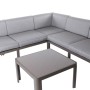 Table d'appoint Stella Gris Aluminium Verre trempé 70 x 70 x 40 cm: Plus de 300.000 produits de grandes marques en vente directe