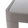 Table d'appoint Stella Gris Aluminium Verre trempé 70 x 70 x 40 cm: Plus de 300.000 produits de grandes marques en vente directe