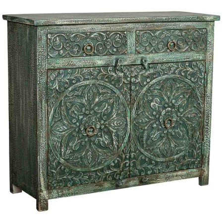 Buffet Alexandra House Living Vert Bois de manguier 40 x 90 x 103 cm: Plus de 300.000 produits de grandes marques en vente direc
