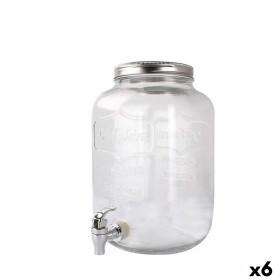 Carafe à eau avec robinet La Mediterránea verre 4 L (6 Unités): Plus de 300.000 produits de grandes marques en vente directe à p