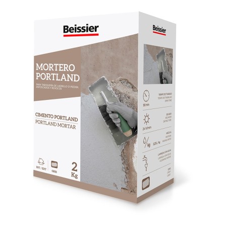 Mortier Beissier 70303-001 Portland Gris 2 Kg: Plus de 300.000 produits de grandes marques en vente directe à prix usine sur cad