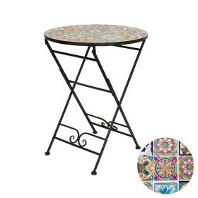 Table d'Appoint en Fer Forgé Praha Ronde Noir Fer (Ø 60 cm): Plus de 300.000 produits de grandes marques en vente directe à prix
