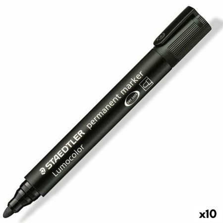 Marqueur permanent Staedtler Lumocolor 352-9 Noir (10 Unités): Plus de 300.000 produits de grandes marques en vente directe à pr