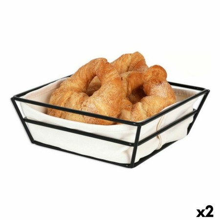 Corbeille à Pain Viejo Valle Panier 100 % coton 20 x 20 x 7 cm (2 Unités): Plus de 300.000 produits de grandes marques en vente 