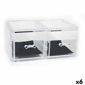 Organisateur polyvalent Confortime Plastique Transparent 23,8 x 15,3 x 10,8 cm (6 Unités): Plus de 300.000 produits de grandes m