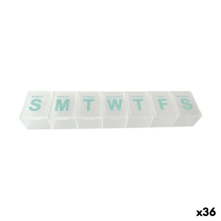 Pilulier Hebdomadaire 22,8 x 4,8 x 2,5 cm (36 Unités): Plus de 300.000 produits de grandes marques en vente directe à prix usin