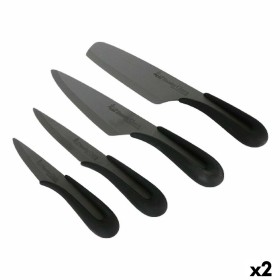 Ensemble de Couteaux Santa Clara Céramique 4 Pièces Noir 17 cm 17 (2 Unités): Plus de 300.000 produits de grandes marques en ven